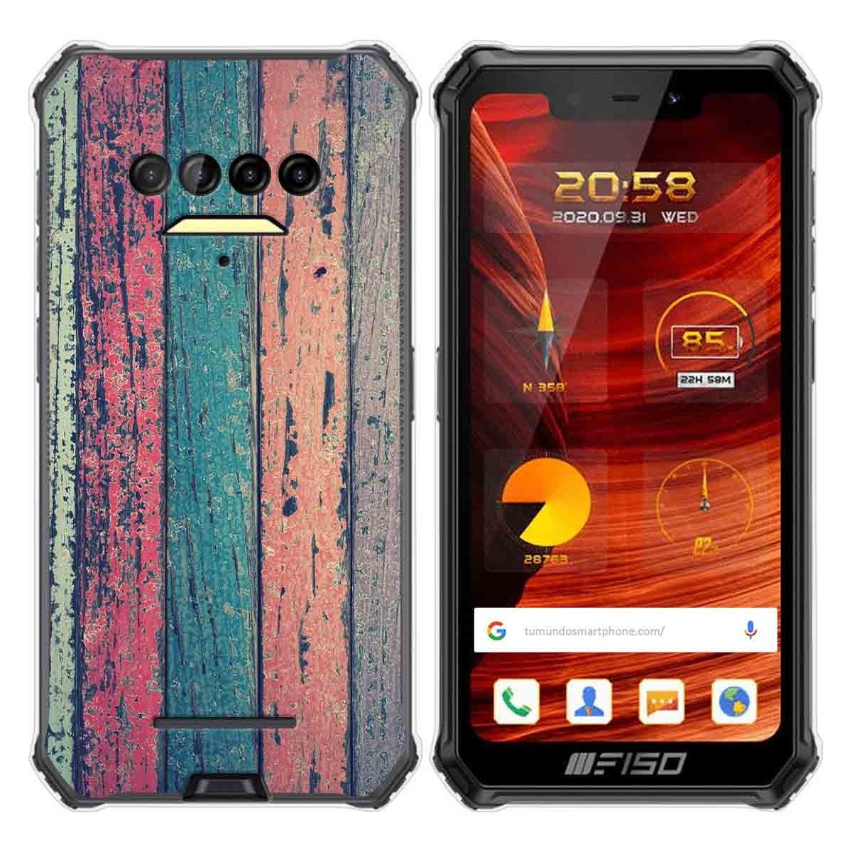 Funda Gel Tpu para F150 B2021 diseño Madera 10 Dibujos