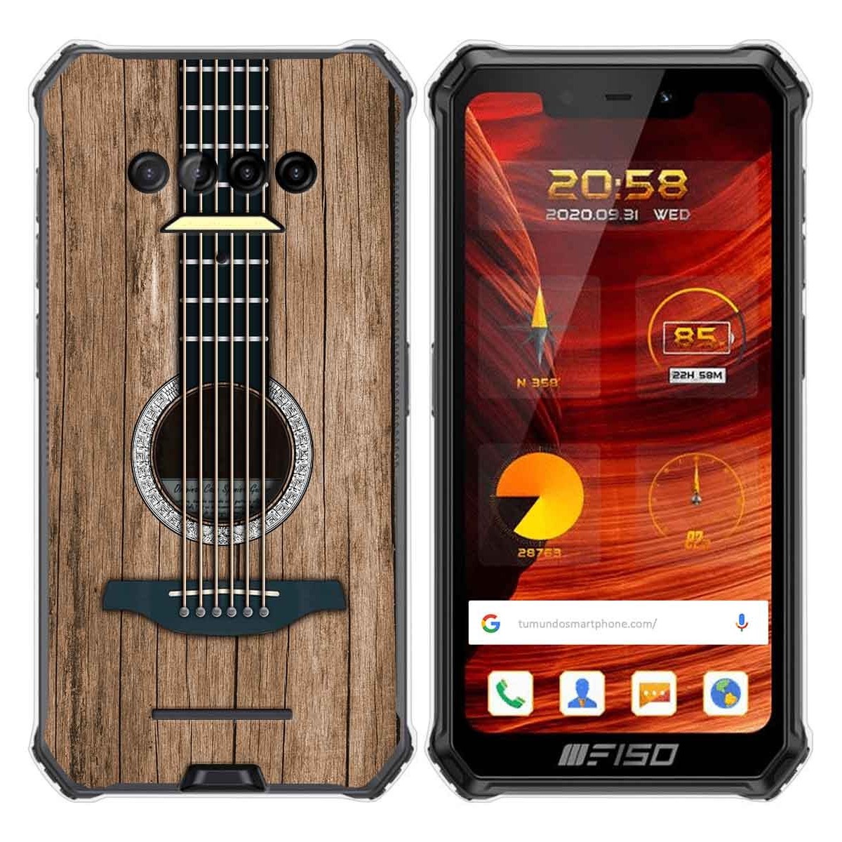 Funda Gel Tpu para F150 B2021 diseño Madera 11 Dibujos