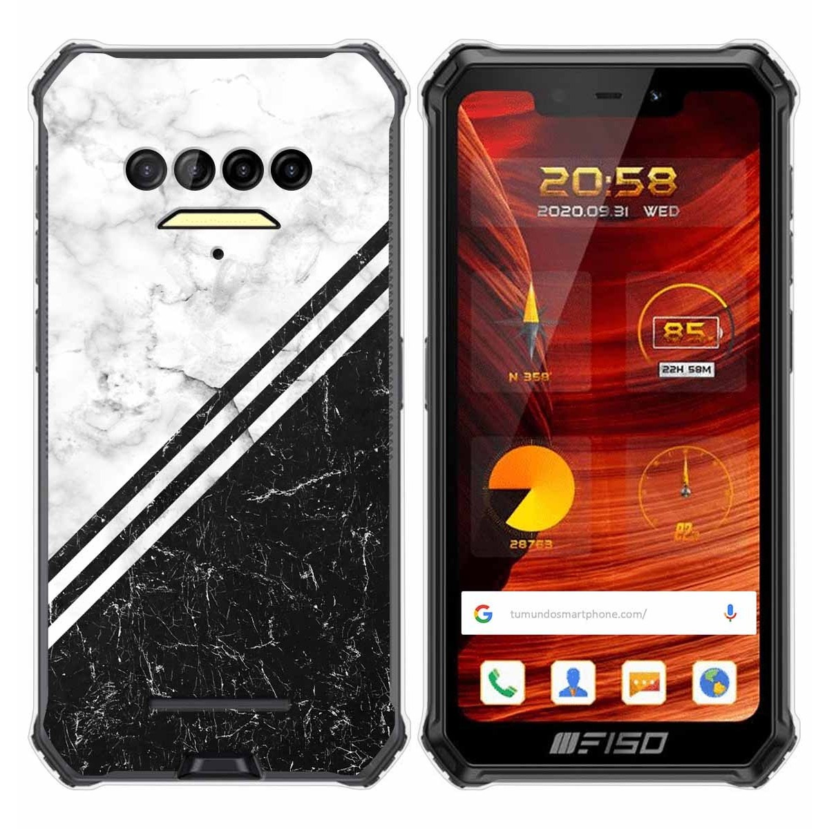 Funda Gel Tpu para F150 B2021 diseño Mármol 01 Dibujos