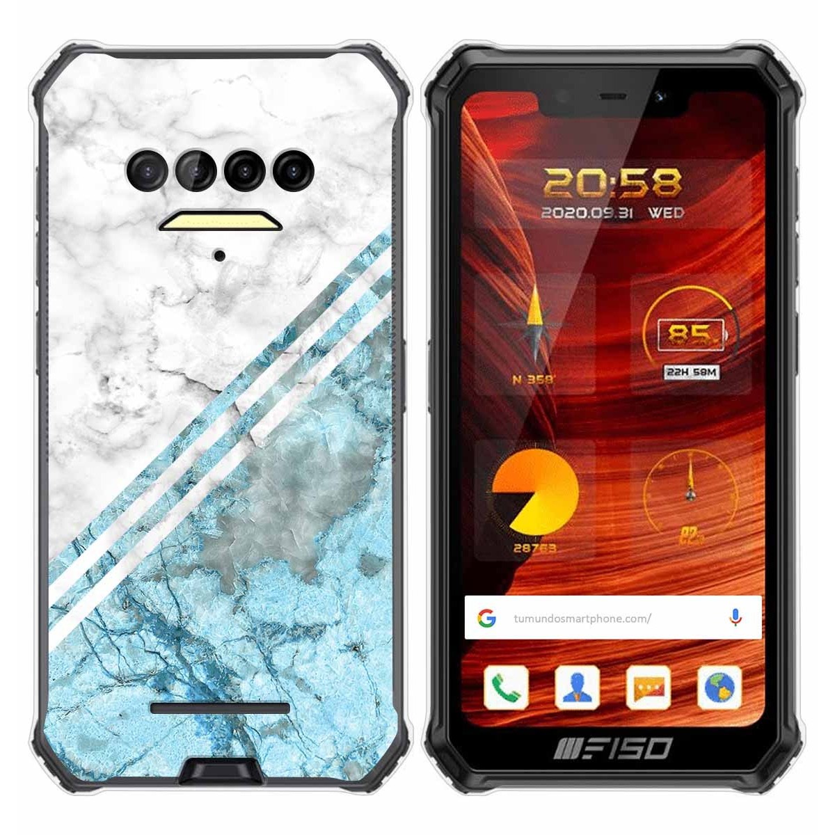 Funda Gel Tpu para F150 B2021 diseño Mármol 02 Dibujos