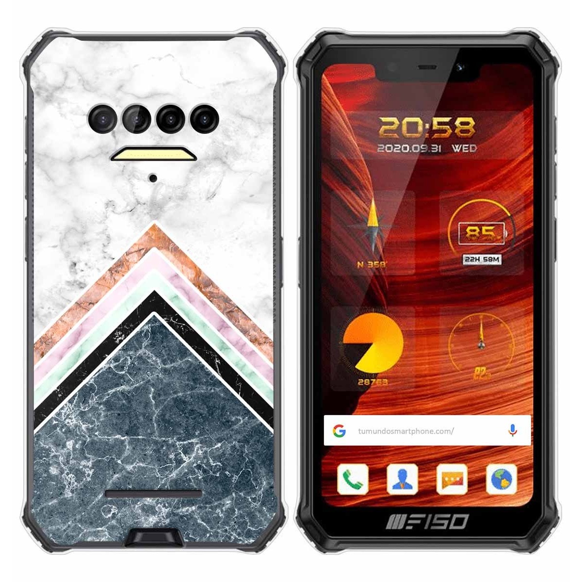 Funda Gel Tpu para F150 B2021 diseño Mármol 05 Dibujos
