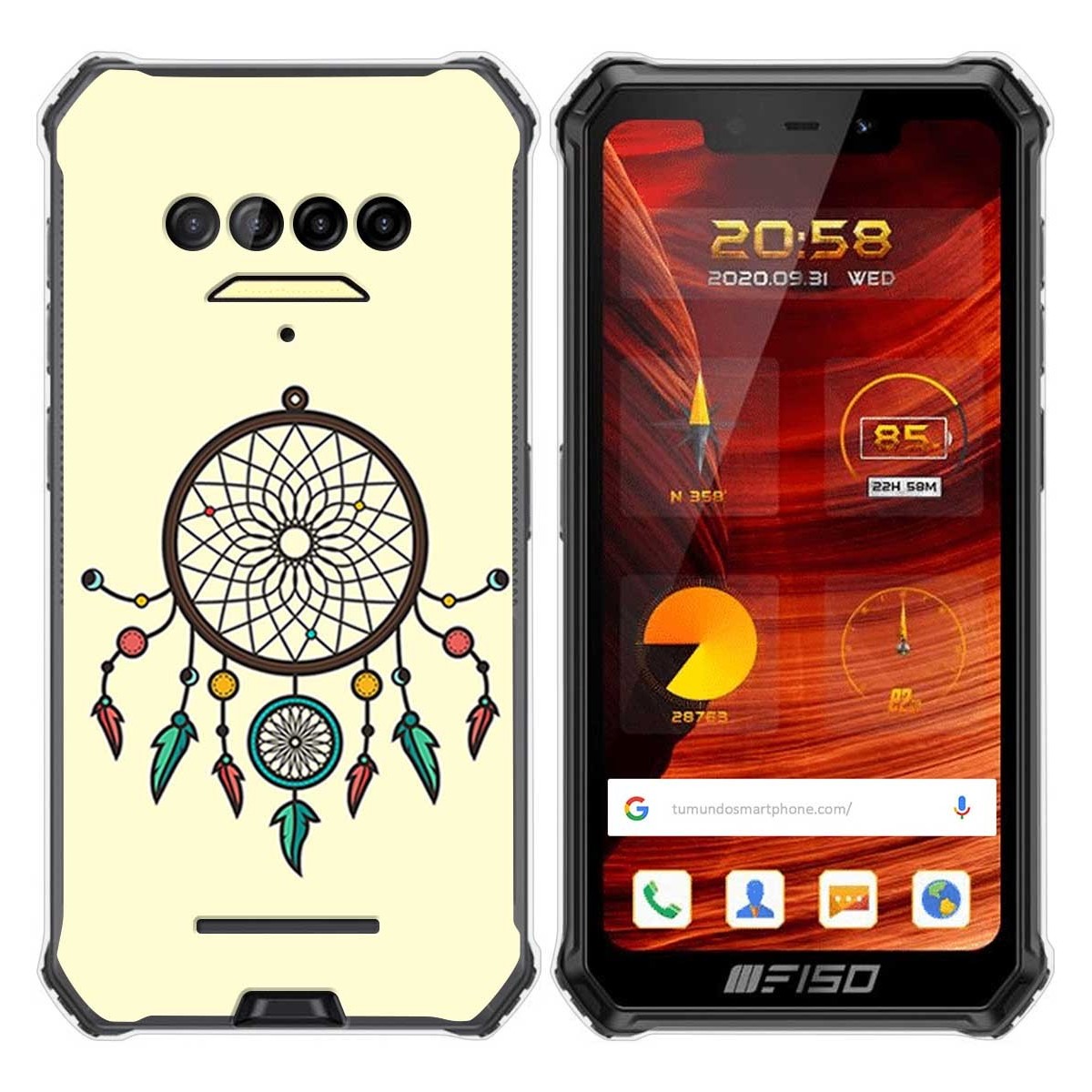 Funda Gel Tpu para F150 B2021 diseño Atrapasueños Dibujos