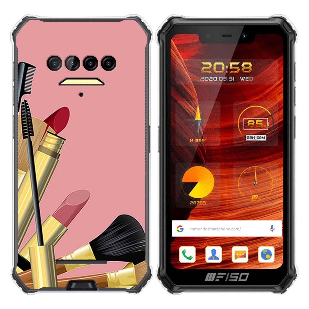 Funda Gel Tpu para F150 B2021 diseño Brochas Dibujos
