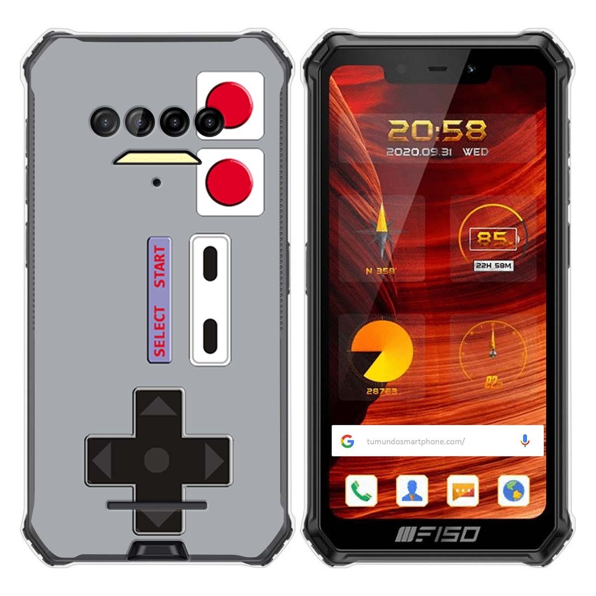 Funda Gel Tpu para F150 B2021 diseño Consola Dibujos