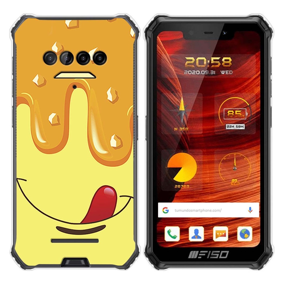 Funda Gel Tpu para F150 B2021 diseño Helado Vainilla Dibujos