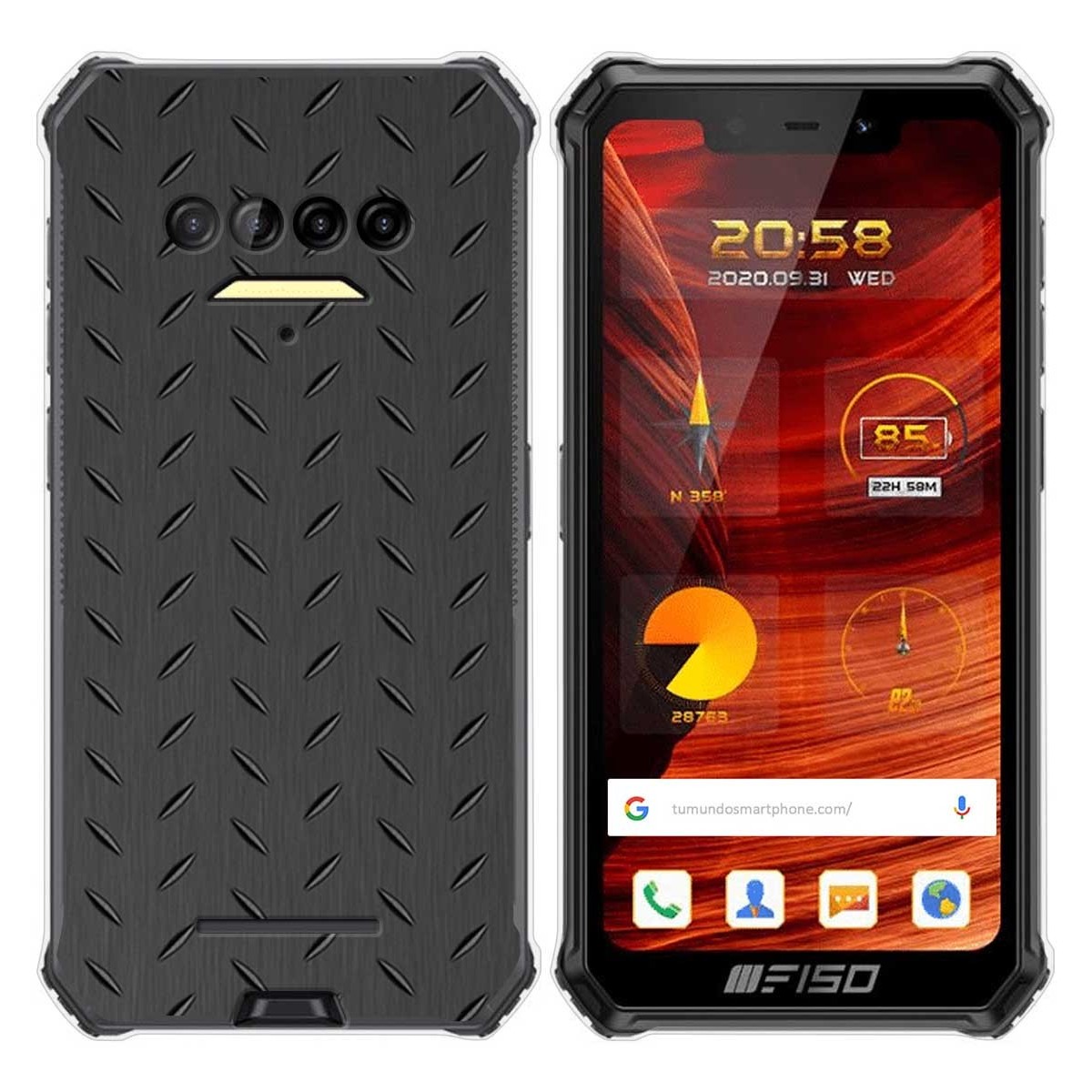 Funda Gel Tpu para F150 B2021 diseño Metal Dibujos