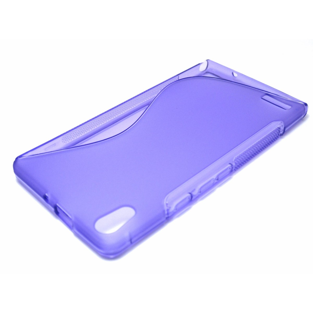 Funda Gel Tpu Huawei Ascend P6 S Line Color Morada