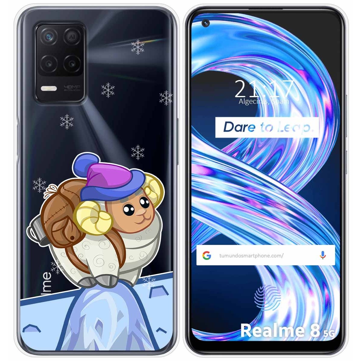 Funda Gel Transparente para Realme 8 5G / Narzo 30 5G diseño Cabra Dibujos