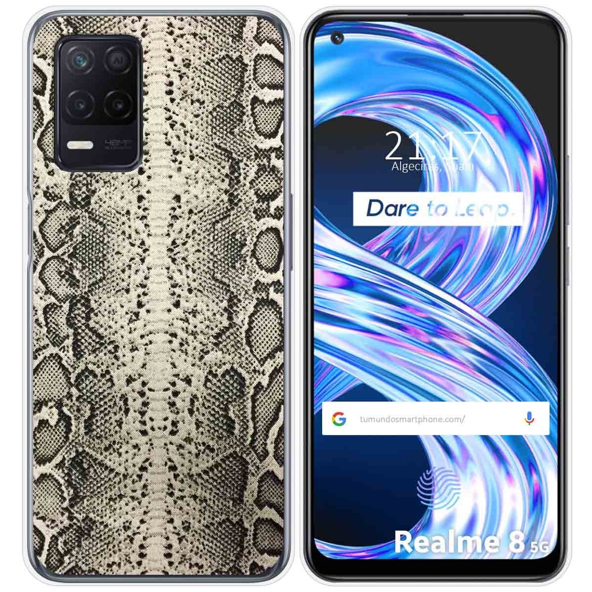Funda Gel Tpu para Realme 8 5G / Narzo 30 5G diseño Animal 01 Dibujos