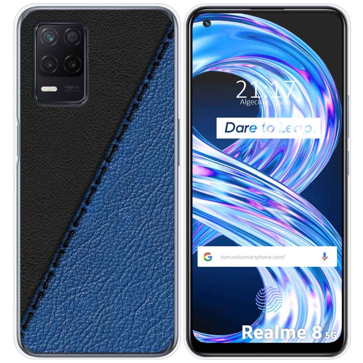 Funda Gel Tpu para Realme 8 5G / Narzo 30 5G diseño Cuero 02 Dibujos
