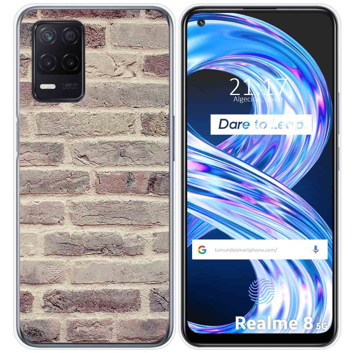 Funda Gel Tpu para Realme 8 5G / Narzo 30 5G diseño Ladrillo 01 Dibujos
