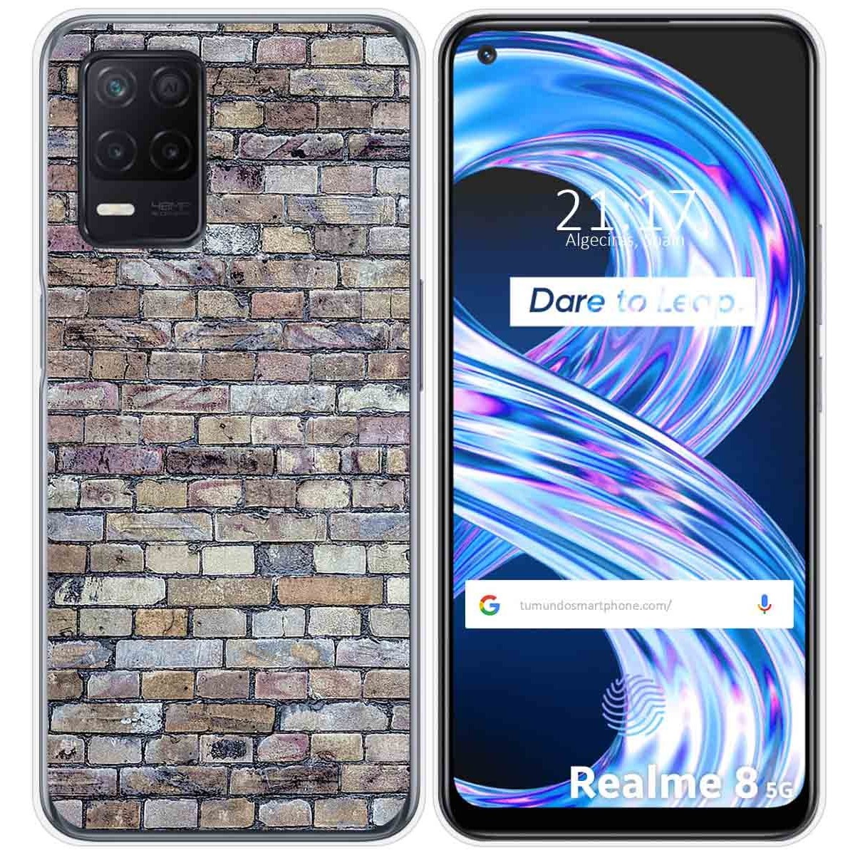 Funda Gel Tpu para Realme 8 5G / Narzo 30 5G diseño Ladrillo 02 Dibujos