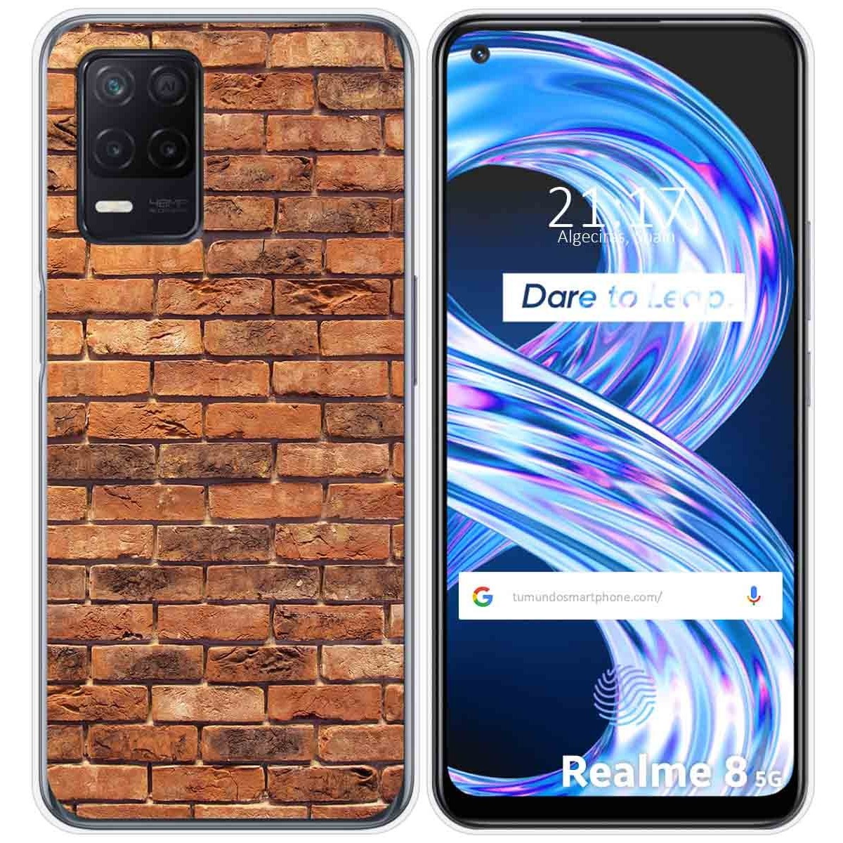 Funda Gel Tpu para Realme 8 5G / Narzo 30 5G diseño Ladrillo 04 Dibujos