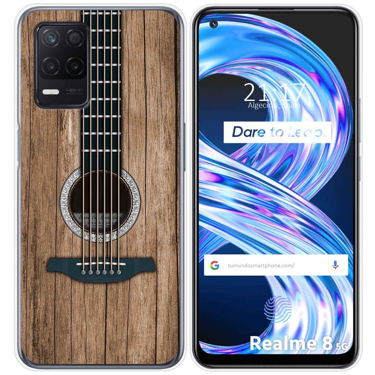 Funda Gel Tpu para Realme 8 5G / Narzo 30 5G diseño Madera 11 Dibujos