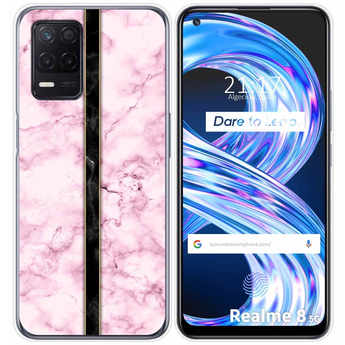 Funda Gel Tpu para Realme 8 5G / Narzo 30 5G diseño Mármol 04 Dibujos