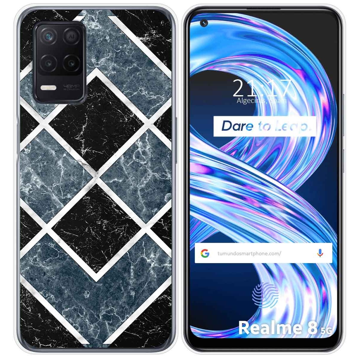 Funda Gel Tpu para Realme 8 5G / Narzo 30 5G diseño Mármol 06 Dibujos