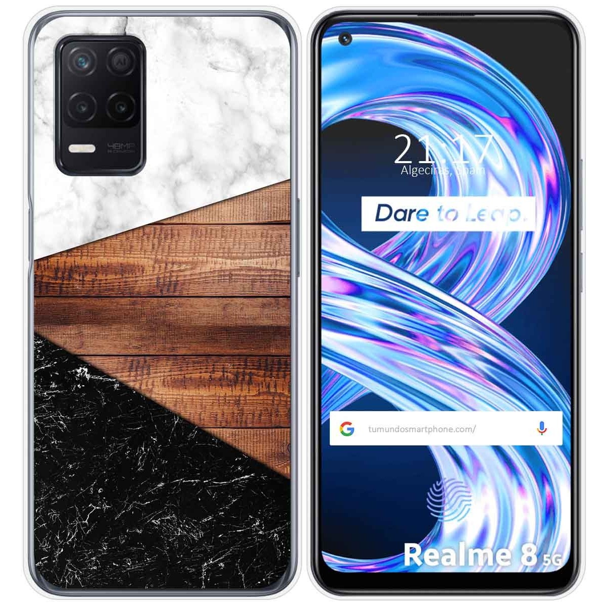 Funda Gel Tpu para Realme 8 5G / Narzo 30 5G diseño Mármol 11 Dibujos