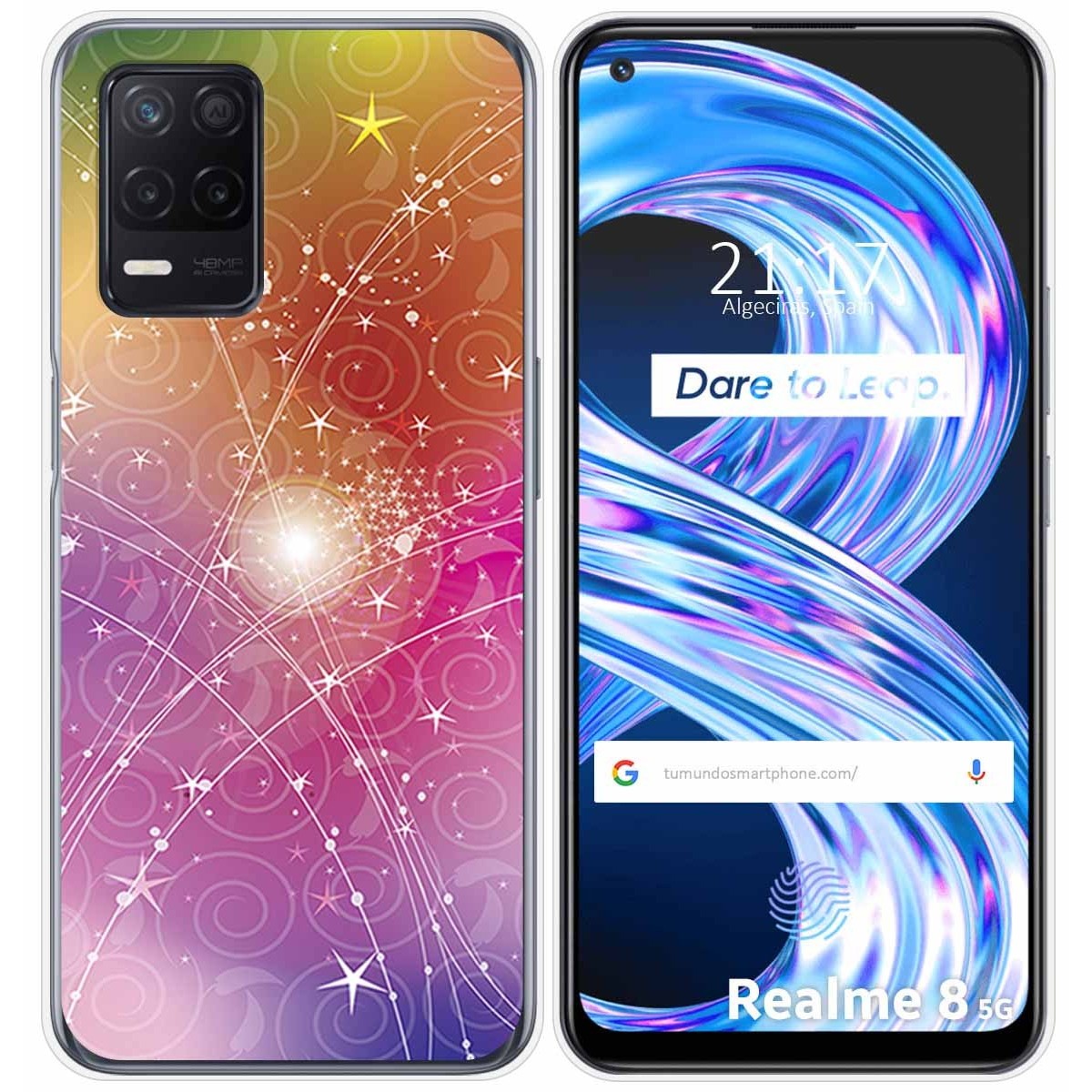 Funda Gel Tpu para Realme 8 5G / Narzo 30 5G diseño Abstracto Dibujos