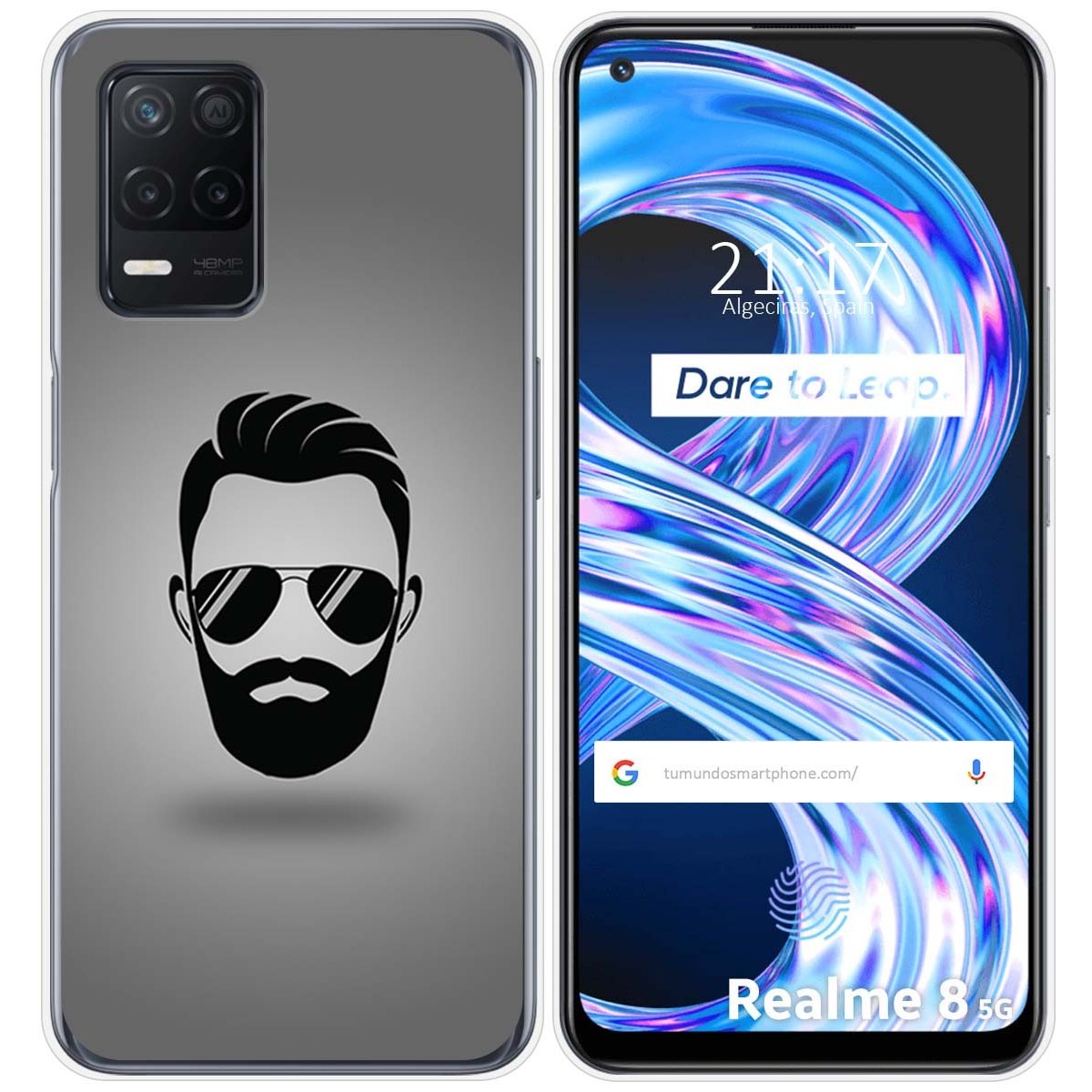 Funda Gel Tpu para Realme 8 5G / Narzo 30 5G diseño Barba Dibujos