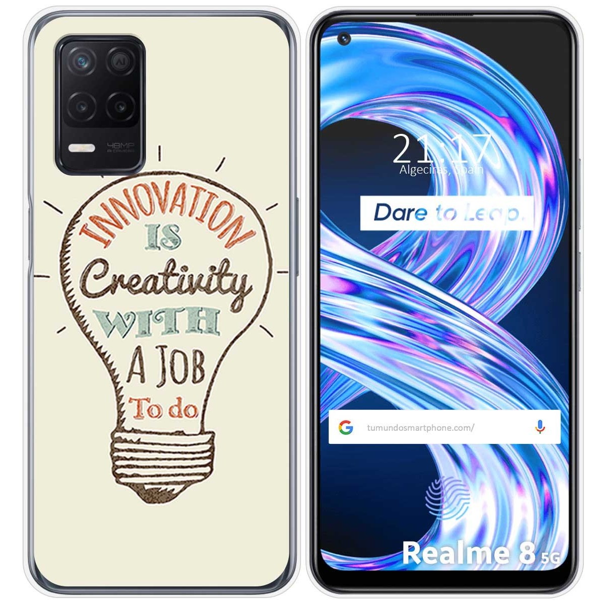 Funda Gel Tpu para Realme 8 5G / Narzo 30 5G diseño Creativity Dibujos