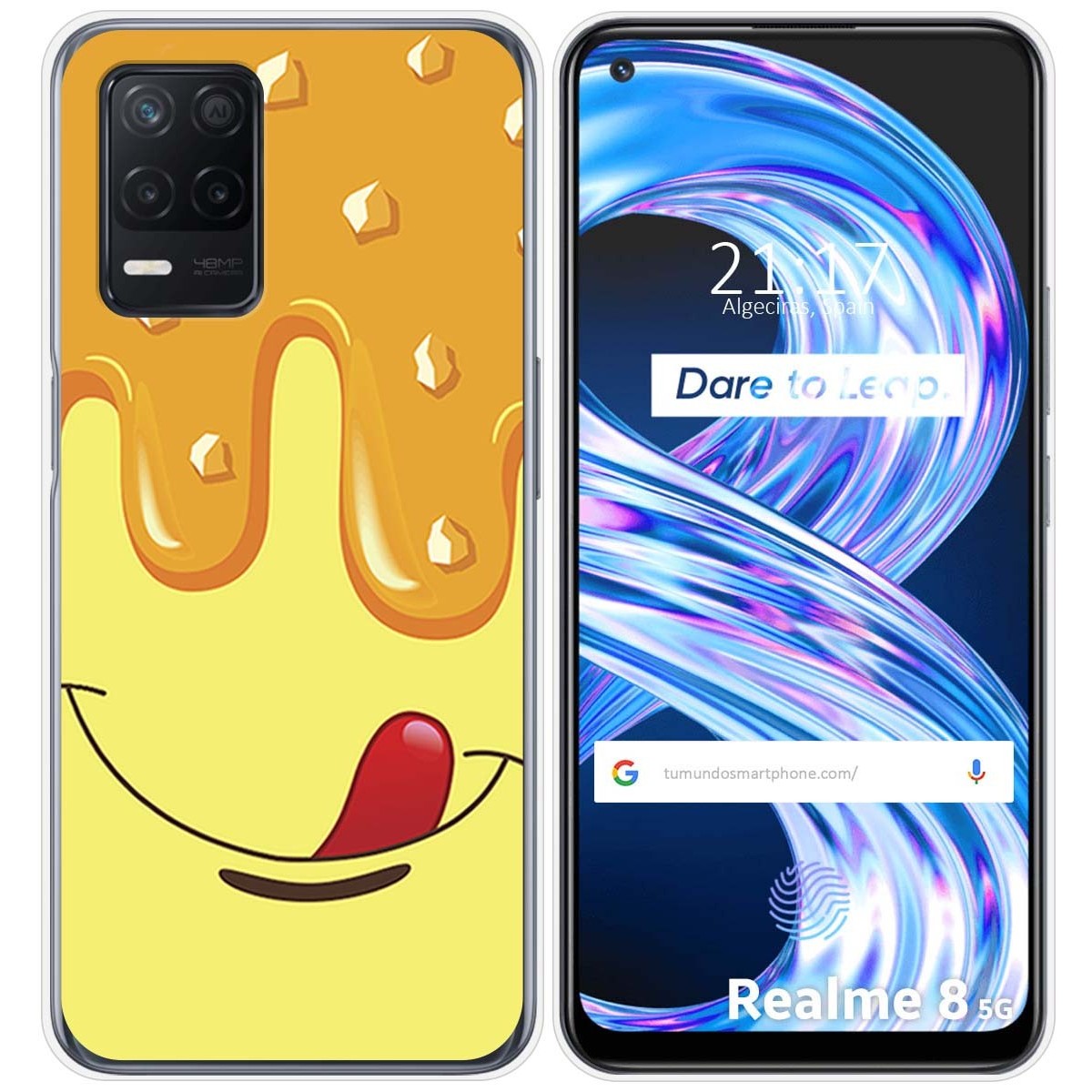 Funda Gel Tpu para Realme 8 5G / Narzo 30 5G diseño Helado Vainilla Dibujos