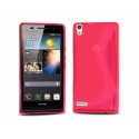 Funda Gel Tpu Huawei Ascend P6 S Line Color Rosa