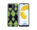 Funda Gel Transparente para Realme C21 diseño Cactus Dibujos