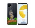 Funda Gel Transparente para Realme C21 diseño Mono Dibujos