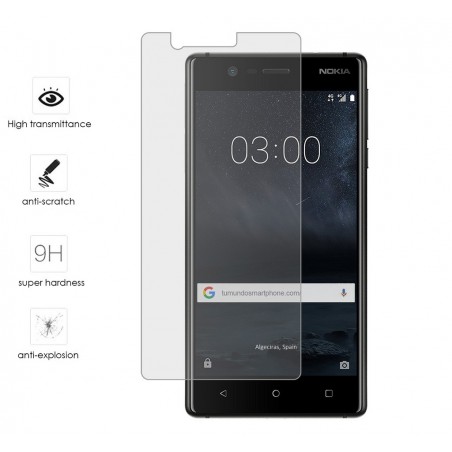 Protector Cristal Templado para Nokia 3