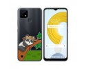 Funda Gel Transparente para Realme C21 diseño Panda Dibujos