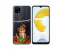 Funda Gel Transparente para Realme C21 diseño Suricata Dibujos