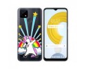 Funda Gel Transparente para Realme C21 diseño Unicornio Dibujos