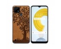 Funda Gel Tpu para Realme C21 diseño Cuero 03 Dibujos