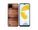 Funda Gel Tpu para Realme C21 diseño Madera 02 Dibujos