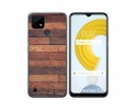 Funda Gel Tpu para Realme C21 diseño Madera 03 Dibujos