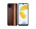 Funda Gel Tpu para Realme C21 diseño Madera 05 Dibujos