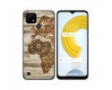 Funda Gel Tpu para Realme C21 diseño Madera 07 Dibujos