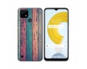 Funda Gel Tpu para Realme C21 diseño Madera 10 Dibujos