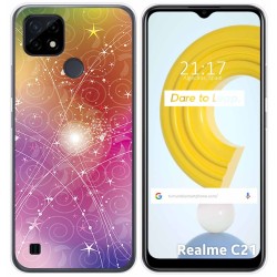 Funda Gel Tpu para Realme C21 diseño Abstracto Dibujos