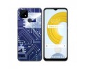 Funda Gel Tpu para Realme C21 diseño Circuito Dibujos