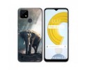 Funda Gel Tpu para Realme C21 diseño Elefante Dibujos