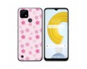 Funda Gel Tpu para Realme C21 diseño Flores Dibujos