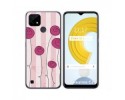 Funda Gel Tpu para Realme C21 diseño Flores Vintage Dibujos