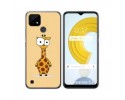 Funda Gel Tpu para Realme C21 diseño Jirafa Dibujos
