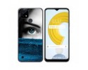 Funda Gel Tpu para Realme C21 diseño Ojo Dibujos