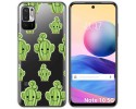 Funda Gel Transparente para Xiaomi Redmi Note 10 5G / POCO M3 PRO 5G diseño Cactus Dibujos