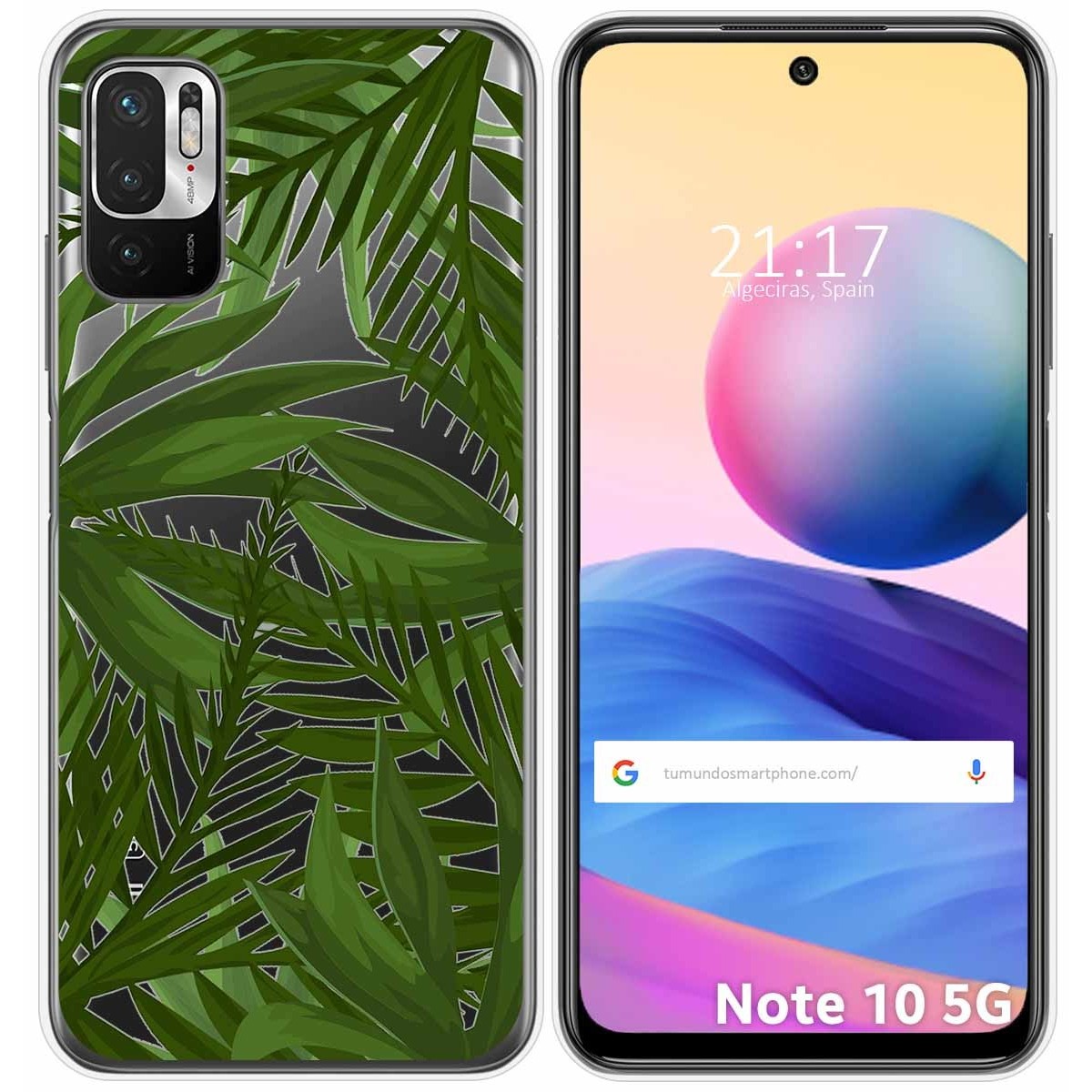Funda Gel Transparente para Xiaomi Redmi Note 10 5G / POCO M3 PRO 5G diseño Jungla Dibujos