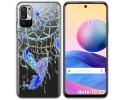 Funda Gel Transparente para Xiaomi Redmi Note 10 5G / POCO M3 PRO 5G diseño Plumas Dibujos