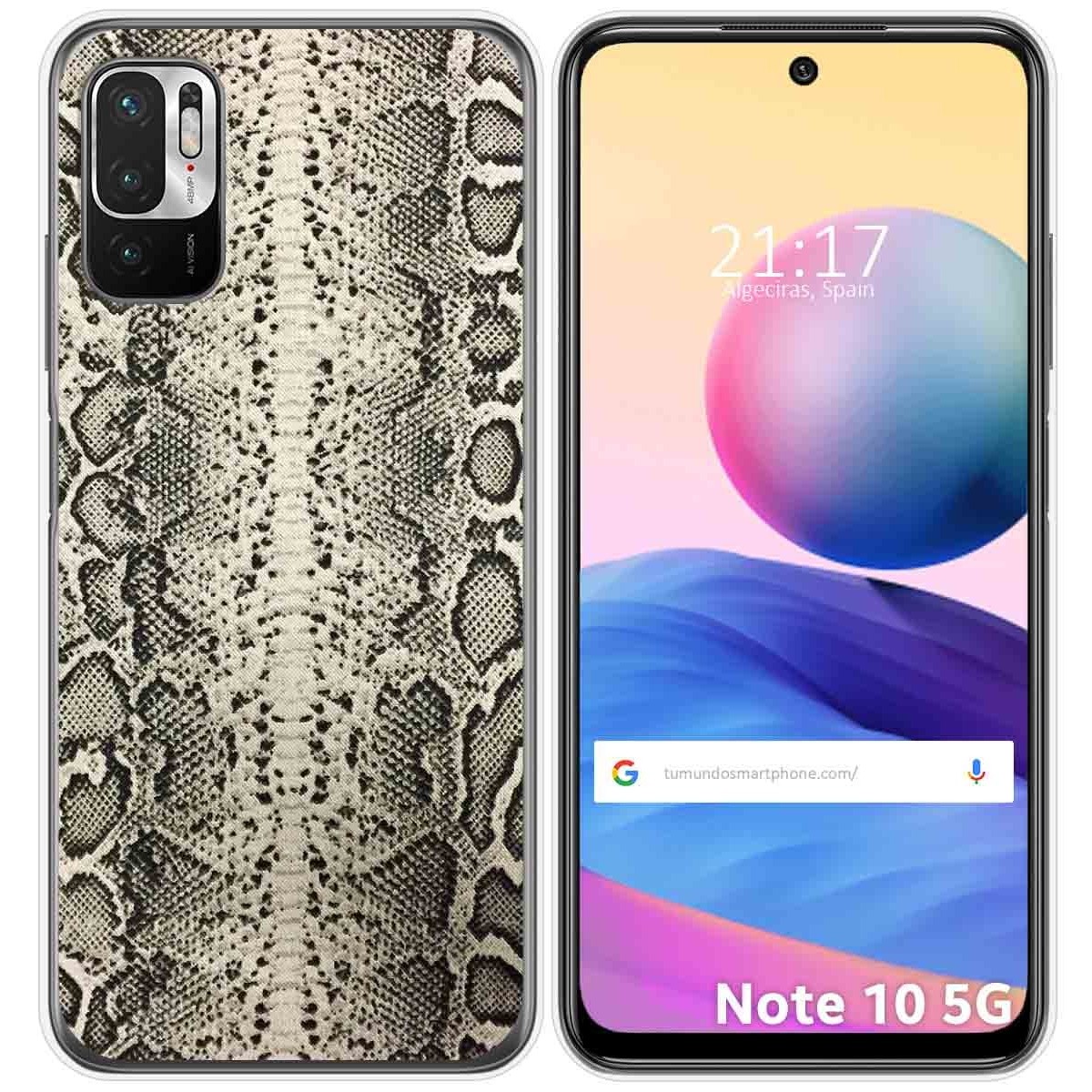 Funda Gel Tpu para Xiaomi Redmi Note 10 5G / POCO M3 PRO 5G diseño Animal 01 Dibujos