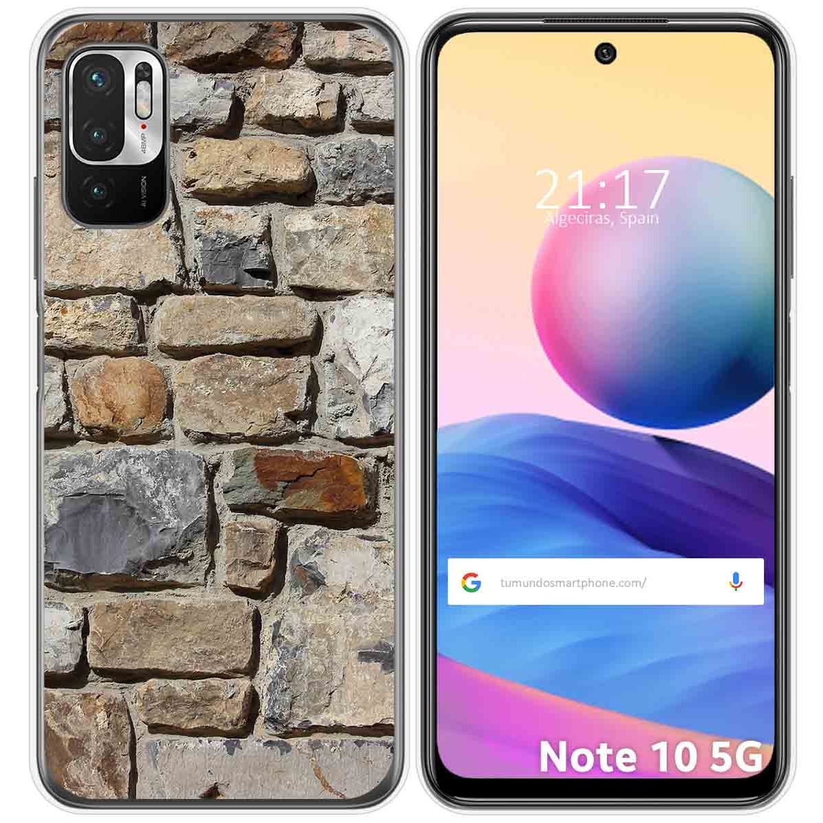 Funda Gel Tpu para Xiaomi Redmi Note 10 5G / POCO M3 PRO 5G diseño Ladrillo 03 Dibujos